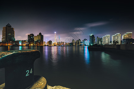 陆家嘴城市夜景高清图片