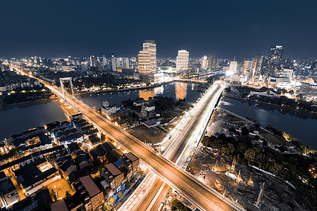 繁华的城市夜景图片