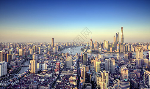 上海风光陆家嘴建筑群高清图片