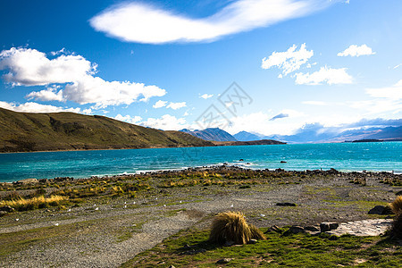 湖边风景图片