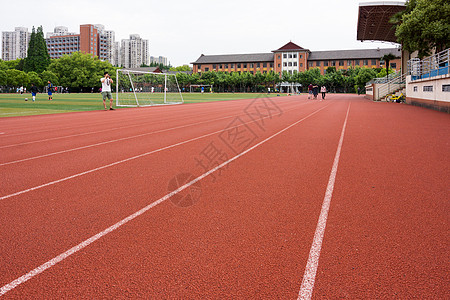 校园操场校园环境背景照片背景