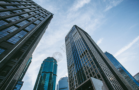 企业高楼市中心高楼大厦背景