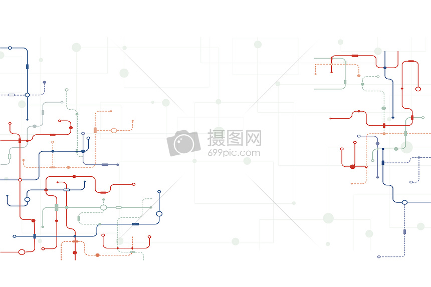 科技感线条图片