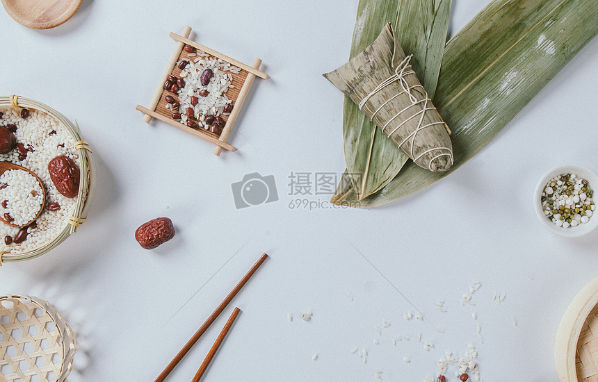 端午节粽子食材图片
