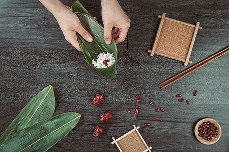 端午节粽子食材高清图片