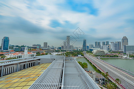 新加坡城市风光背景图片