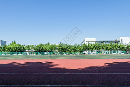 校园操场跑道赛道背景图片