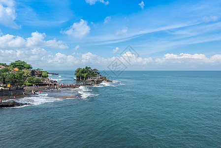 巴厘岛海滨风光背景图片