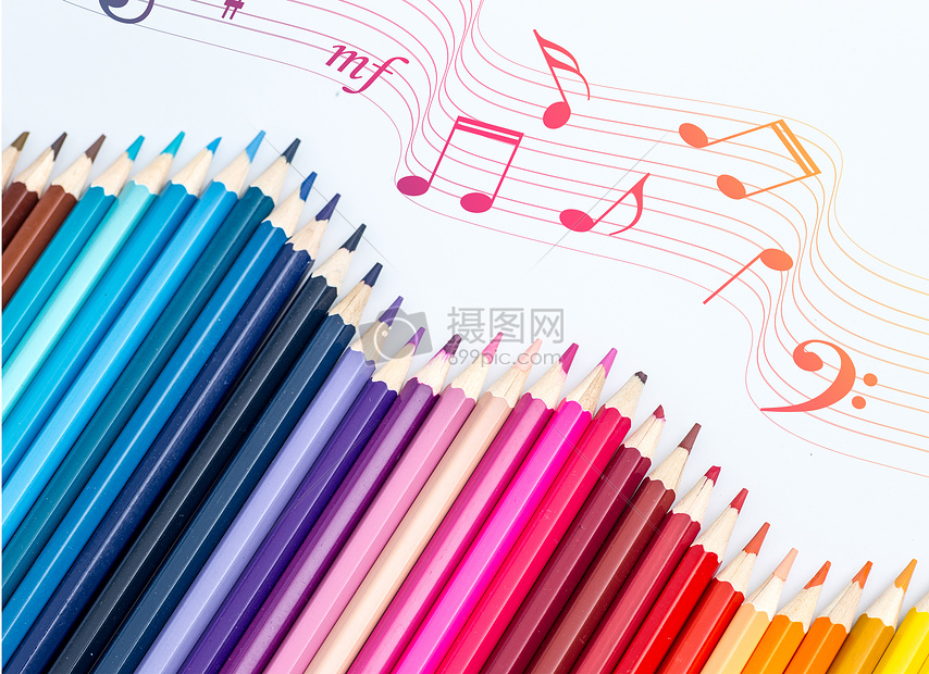 彩绘笔下跳动的音符