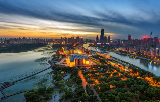 武汉城市风光夜景图片