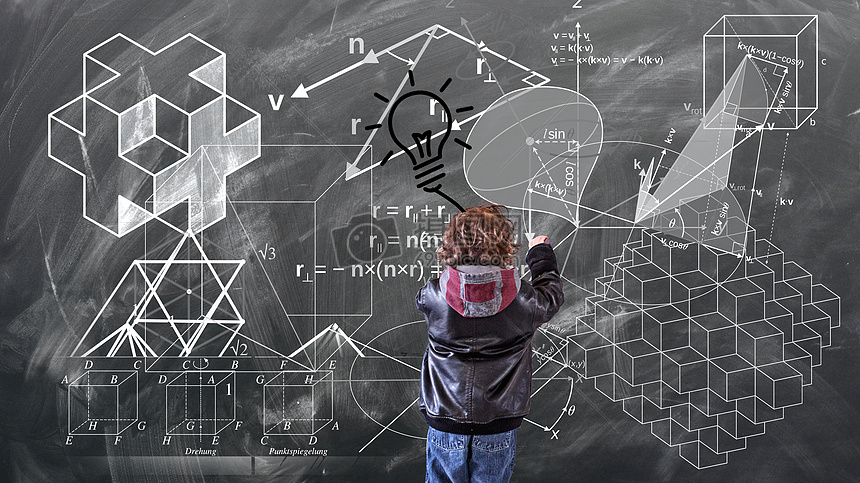 正在认真做题的学生摄影图片免费下载_教育图