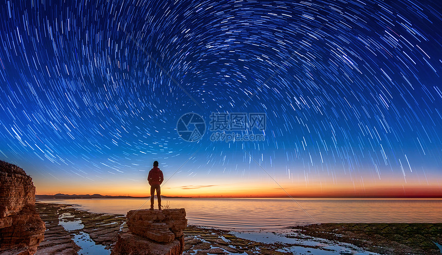 夜空城市景色图片