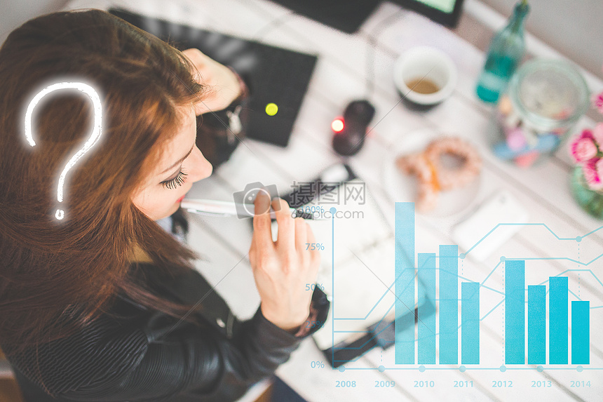 正在思考女人摄影图片免费下载_科学\/技术图库