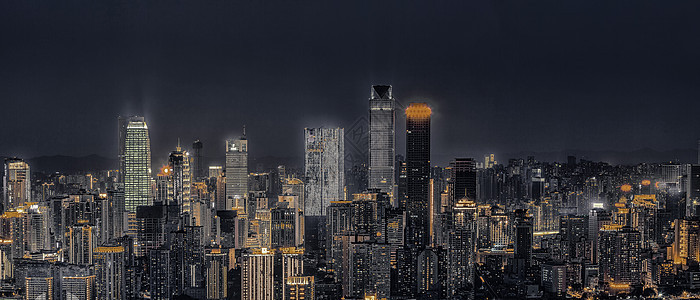 重庆夜景大楼高清图片素材