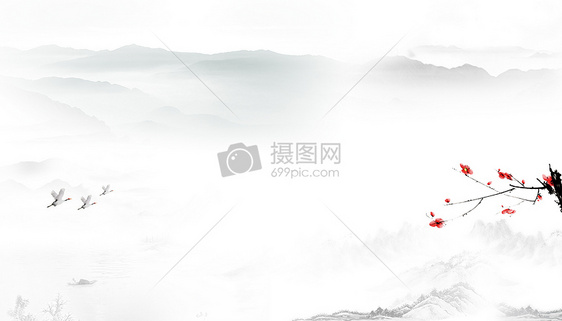 中国风背景banner海报图片