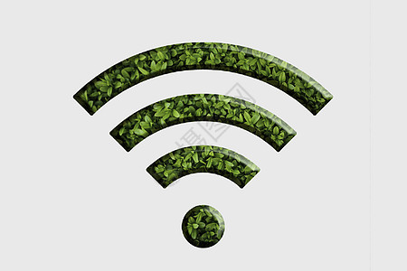 绿色wifi背景图片