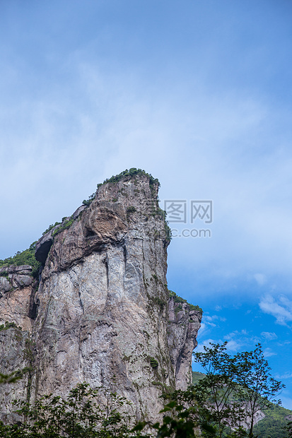 清新景区大气山脉山峰风景图片