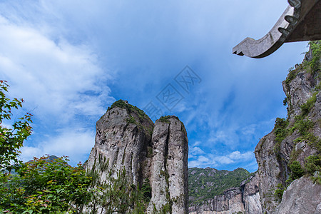 清新景区大气山脉山峰风景图片