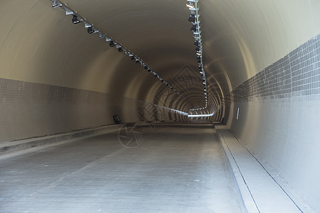 城市隧道宽广延伸隧道公路素材背景