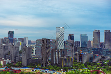 城市天空成都雨后的傍晚天空背景