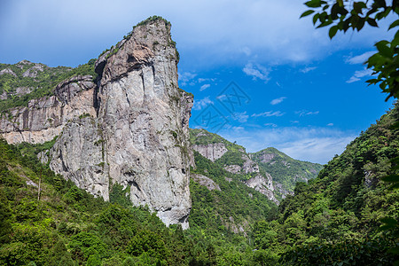 清新景区大气山脉山峰风景高清图片