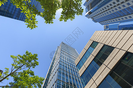 摩登大厦城市建筑背景