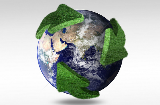 保护环境循环利用创意地球图片