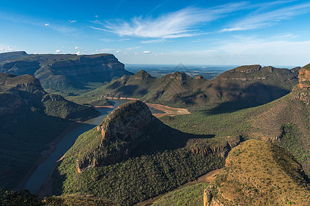 南非美丽山川河谷高清图片