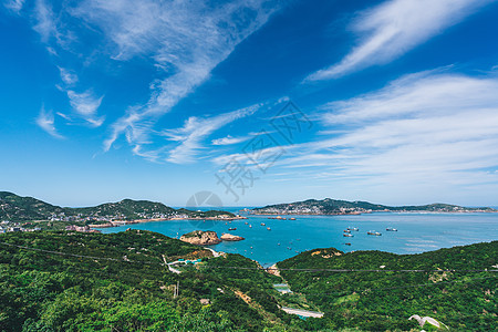 舟山海岛海岸海岛沙滩海湾背景