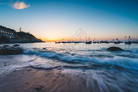 海湾风景海岸海岛沙滩海湾背景