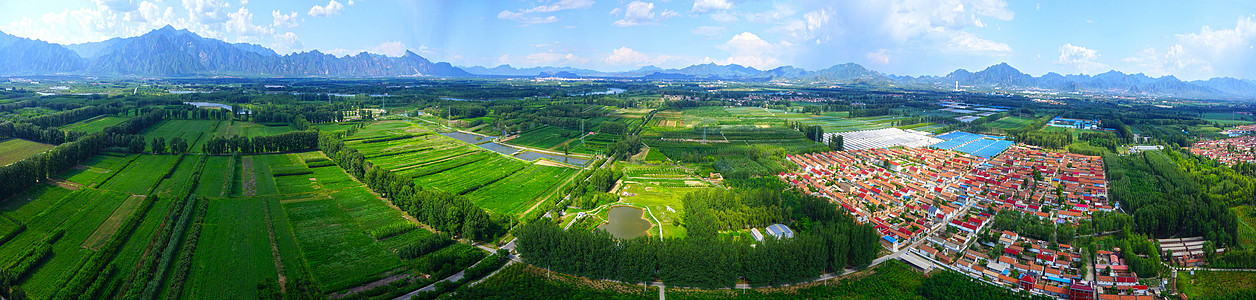 稻田航拍航拍风光摄影背景