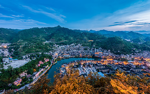 山城夜色山城夜景高清图片