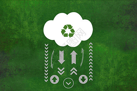 循环利用绿色背景背景图片