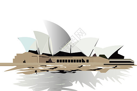 悉尼歌剧院图片背景图片