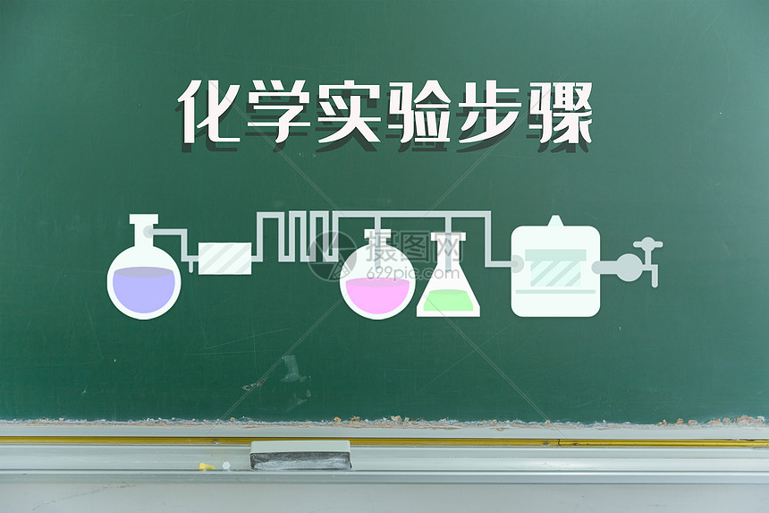 黑板上的化学实验步骤