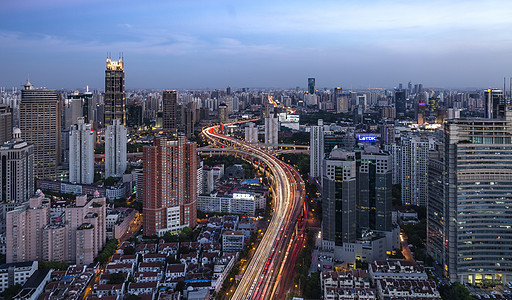 商务曝光城市森林 城市高架桥背景