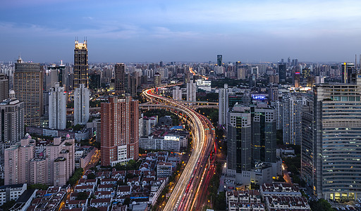 城市森林 城市高架桥城市交通高清图片素材