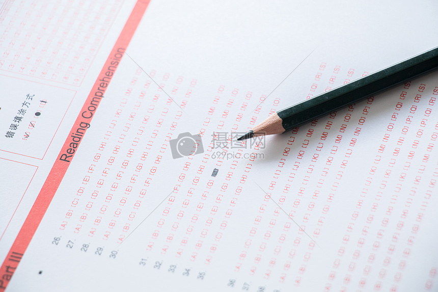 高考答题卡考卷特写摄影图片免费下载_教育图