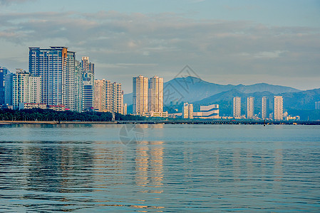 珠海海岸-珠海渔女风景区海景绿色高清图片素材