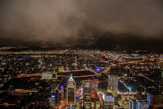 台北夜景图片