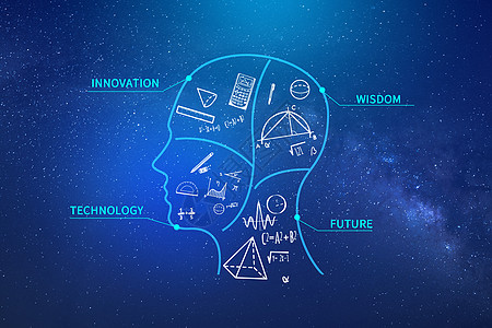 创意大脑开启智慧高清图片