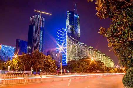 安徽夜景富有特色的建筑-安徽广播电视台夜景背景