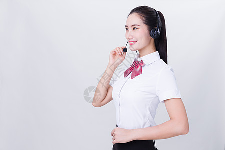 客服女图片