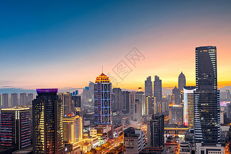 城市建筑科技感夜景北京夜景背景