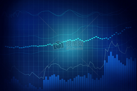 股市金融走势背景图图片