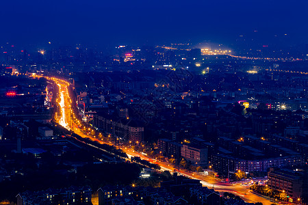 百望山的夜景京城图片