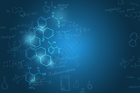 数学化学背景素材高清图片