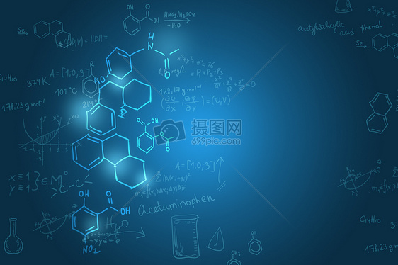 数学化学背景素材图片