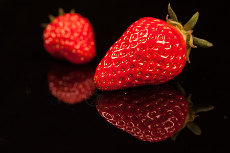 草莓细节甜草莓高清图片
