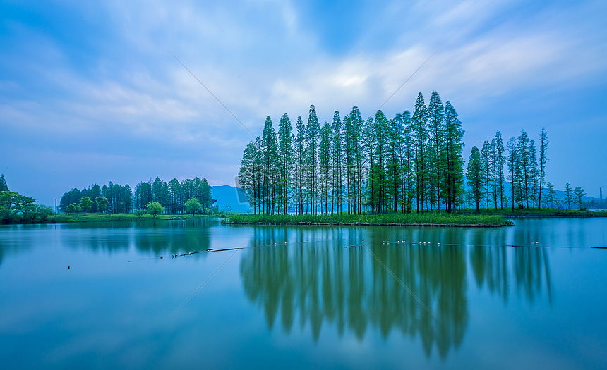 湖光山色图片